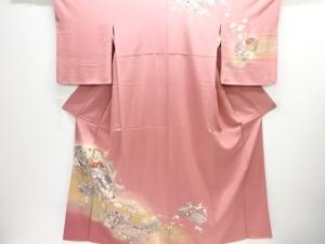牡丹に宝尽くし・花鳥模様訪問着